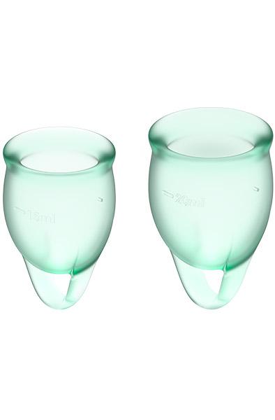 Feel Confident Menstrual Cup Light Green Menskoppar