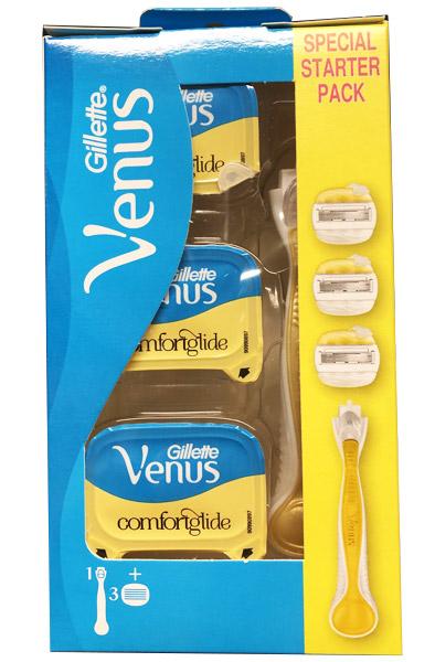 Venus & Olay Comfortglide Razor + 3 Blades Venus rakhyvel