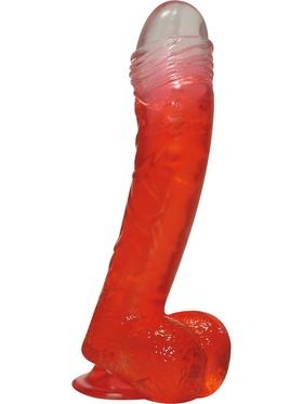 Jolly Buttcock Dildo med Sugkopp, röd