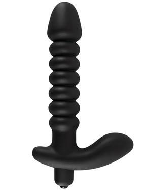 Black Velvets Vibrating Silicone, Medium, svart