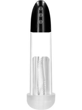 Pumped Rechargeable Automatic Cyber Pump with Masturbation Sleeve