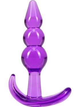 B Yours Triple Bead Anal Plug, lila