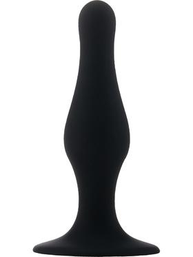 Shots Toys Butt Plug with Suction Cup, medium, svart