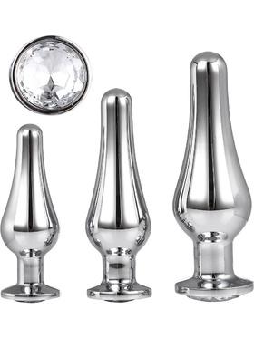 Dream Toys Gleaming Love, Pleasure Plug Set, silver