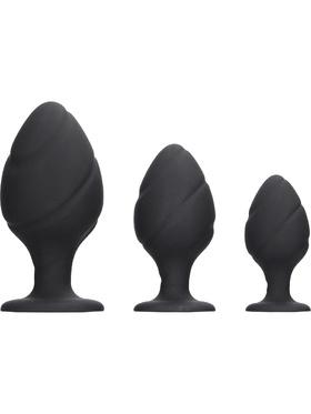Ouch! Swirled Butt Plug Set