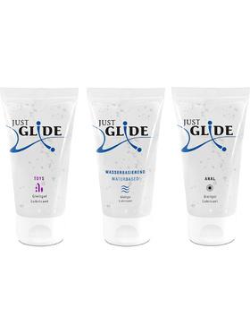 Just Glide Glidmedel Set, 3x50 ml