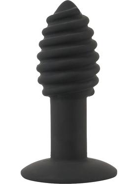 Black Velvets Vibrating Twist Butt Plug