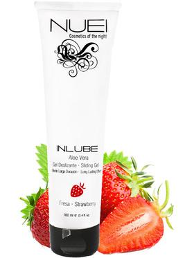 Nuei Inlube Strawberry, Aloe Vera Sliding Gel, 100 ml