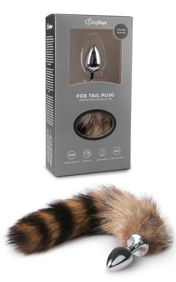 Fox Tail Plug Silver Model 2