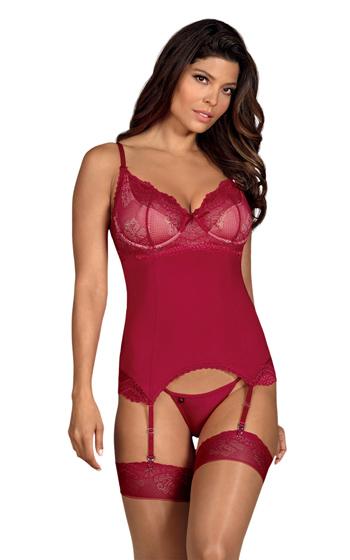 Obsessive Corset Red S-M