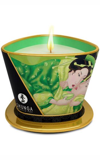 Shunga Massage Candle Green Tea 170 ml
