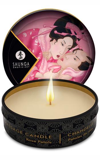 Shunga Massage Candle Rose 30 ml