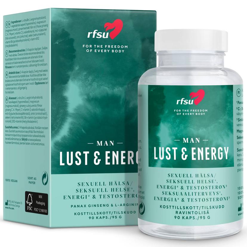 RFSU Lust & Energi man -  Kosttillskott Man