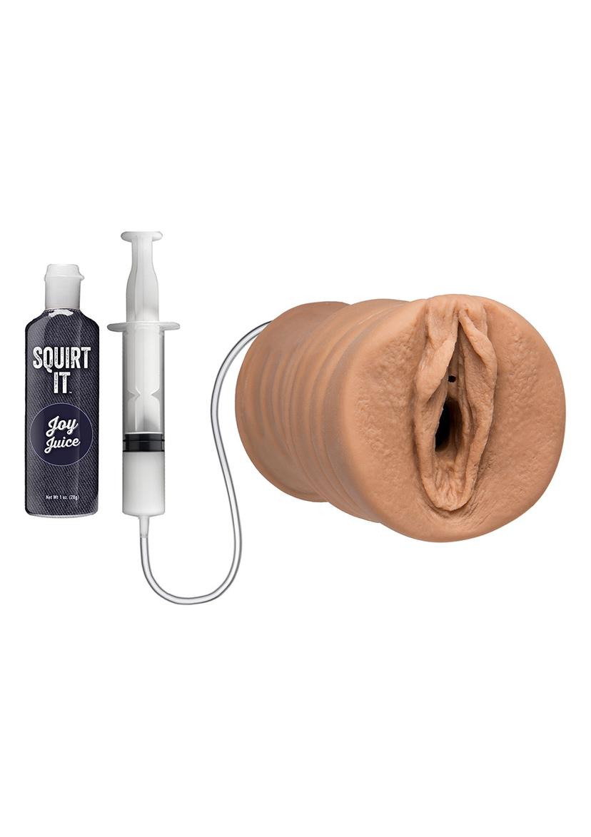 SQUIRTING PUSSY TAN STROKER FLESH