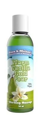 Warm Vanilla Gold Pear Värmande massageolja 50 ml