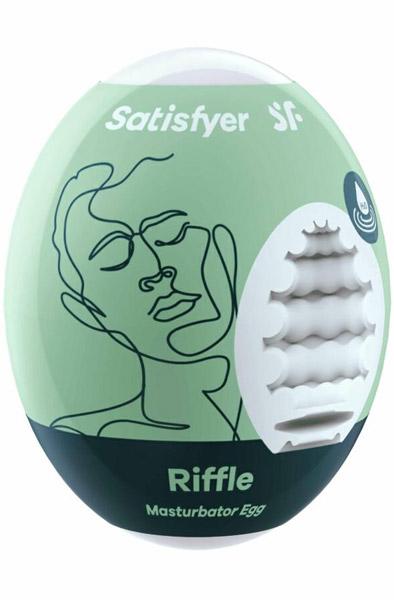 Satisfyer Masturbator Egg Single Riffle