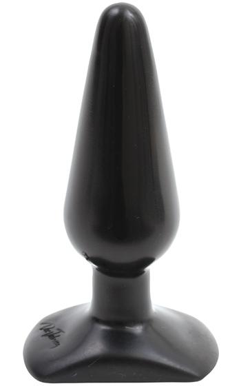 Buttplugg Svart Medium